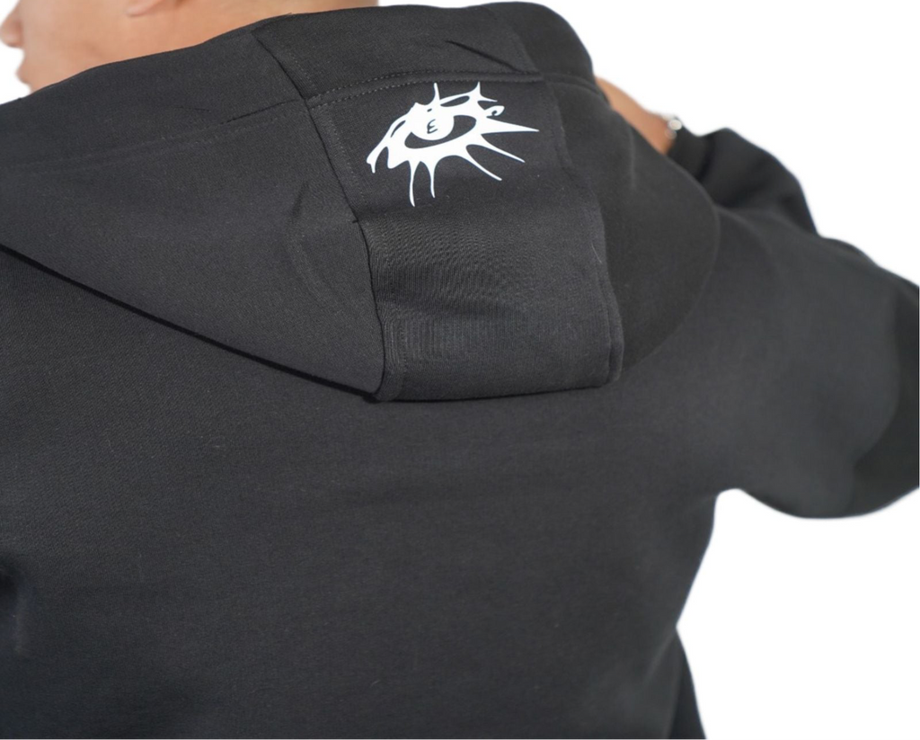Eternity Black Zippered Hoodie